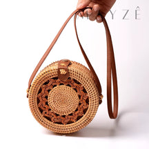 Bolsa de Praia Rattan Artesanal Darya™