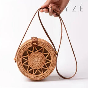 Bolsa de Praia Rattan Artesanal Darya™