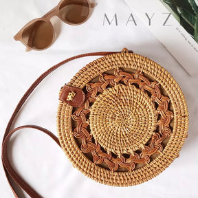 Bolsa de Praia Rattan Artesanal Darya™