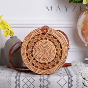 Bolsa de Praia Rattan Artesanal Darya™