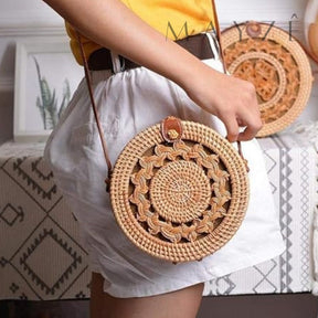 Bolsa de Praia Rattan Artesanal Darya™