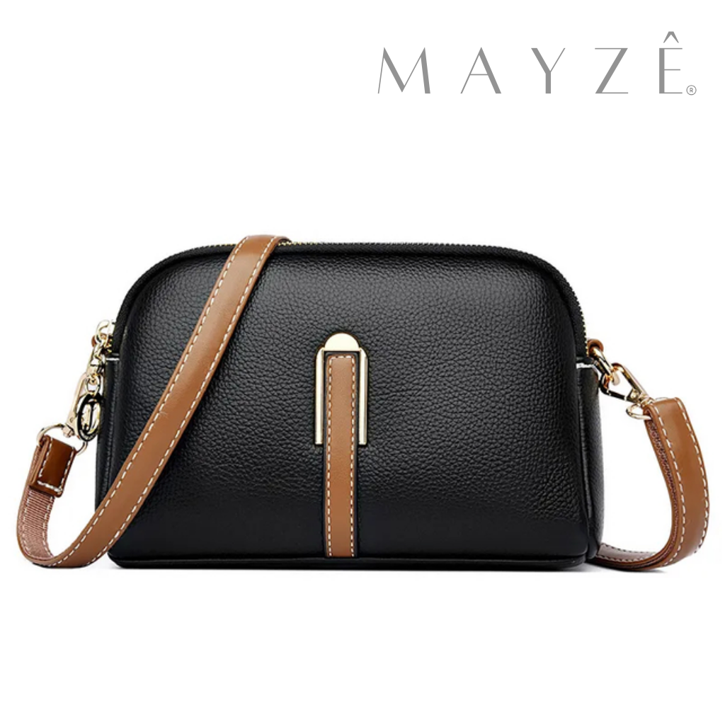 Bolsa Couro Legítimo Crossbody Clara™