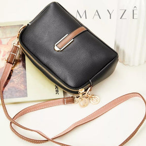 Bolsa Couro Legítimo Crossbody Clara™